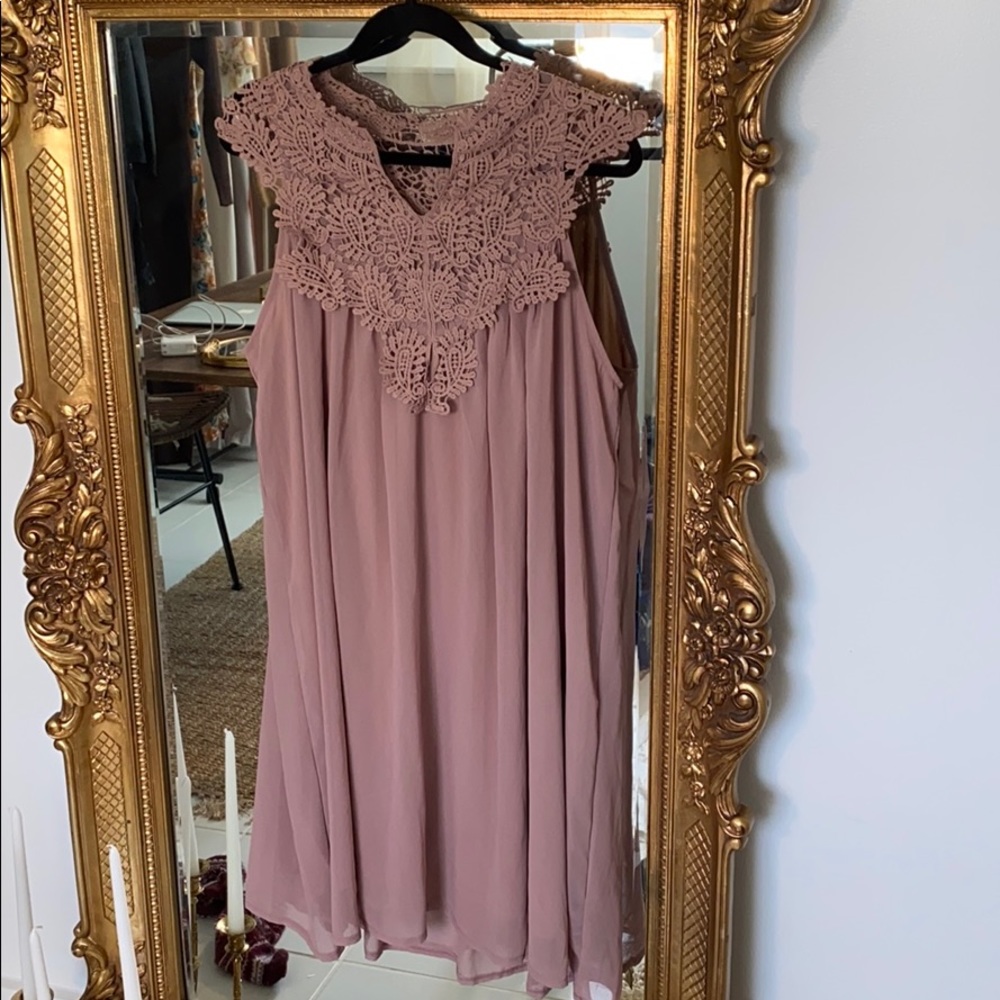 Cupshe mauve dress!